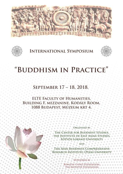 Nemzetközi buddhista konferencia az ELTE Bölcsészettudományi Karán